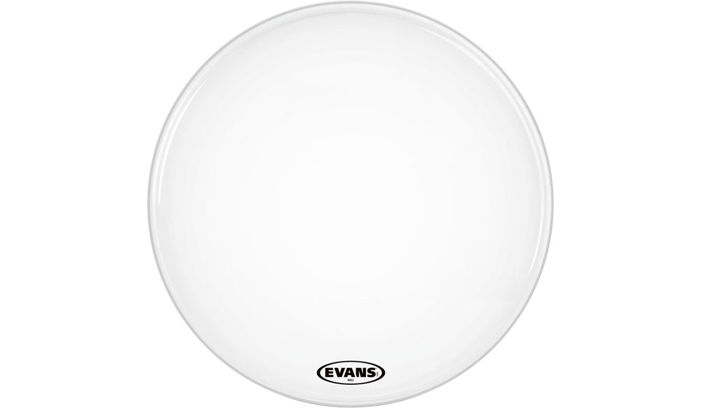 Evans MX2 White Marching Bass Head 16 in.