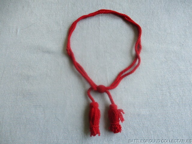 M1958 CIVIL WAR US ARMY HARDY OR CAMPAIGN HAT ARTILLERY RED HAT CORD W/ TASSELS