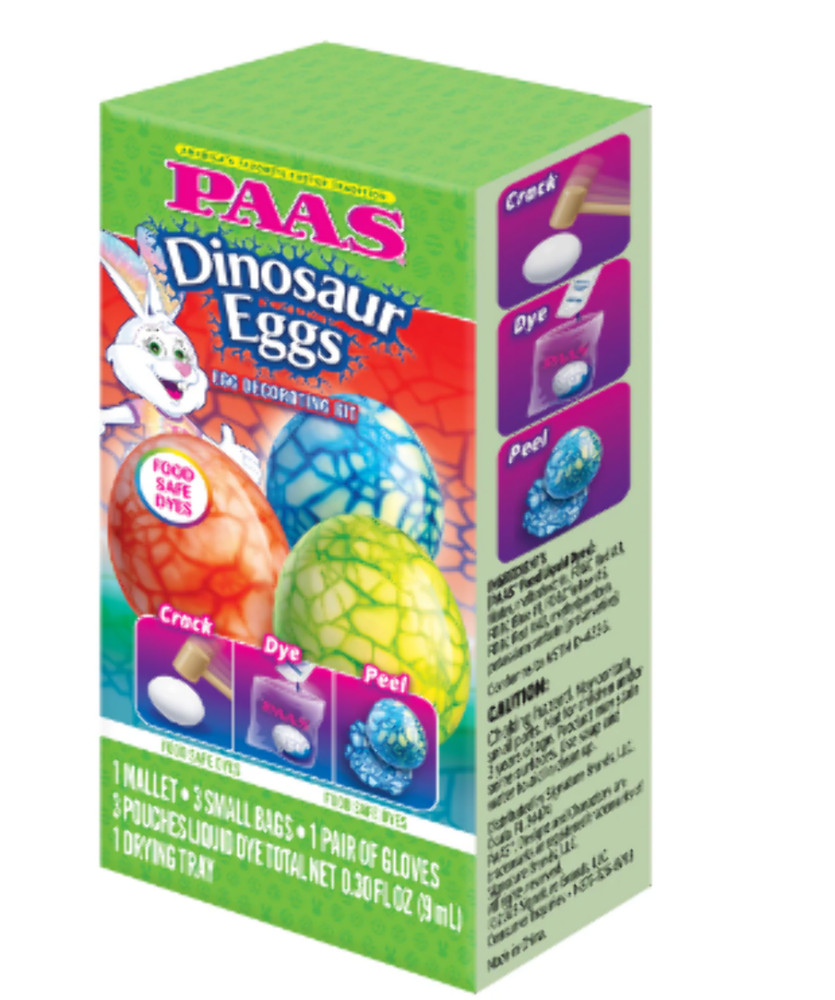 Dinosaur Eggs Easter Decorating Kit – 3-Pack – Fun DIY Craft Set for Kids