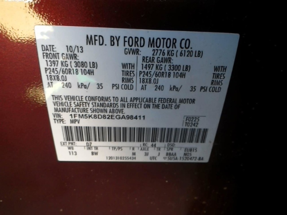 Driver Left Front Spindle/Knuckle Fits 11-19 EXPLORER 104938702