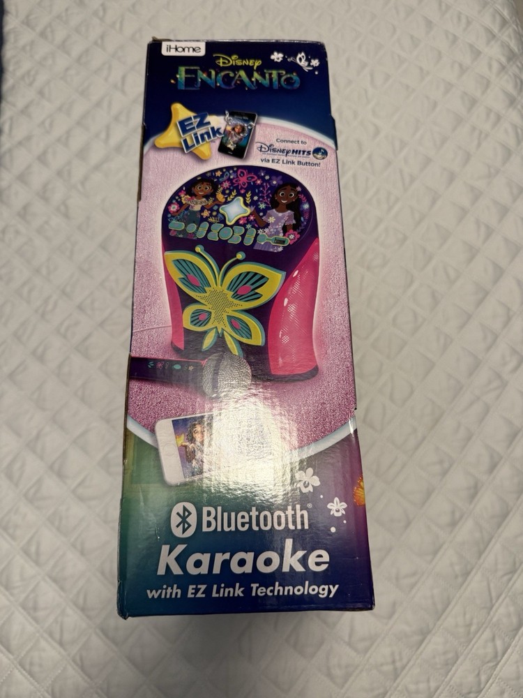 DISNEY ENCANTO BLUETOOTH KARAOKE MACHINE & MICROPHONE WITH EZ LINK TECHNOLOGY