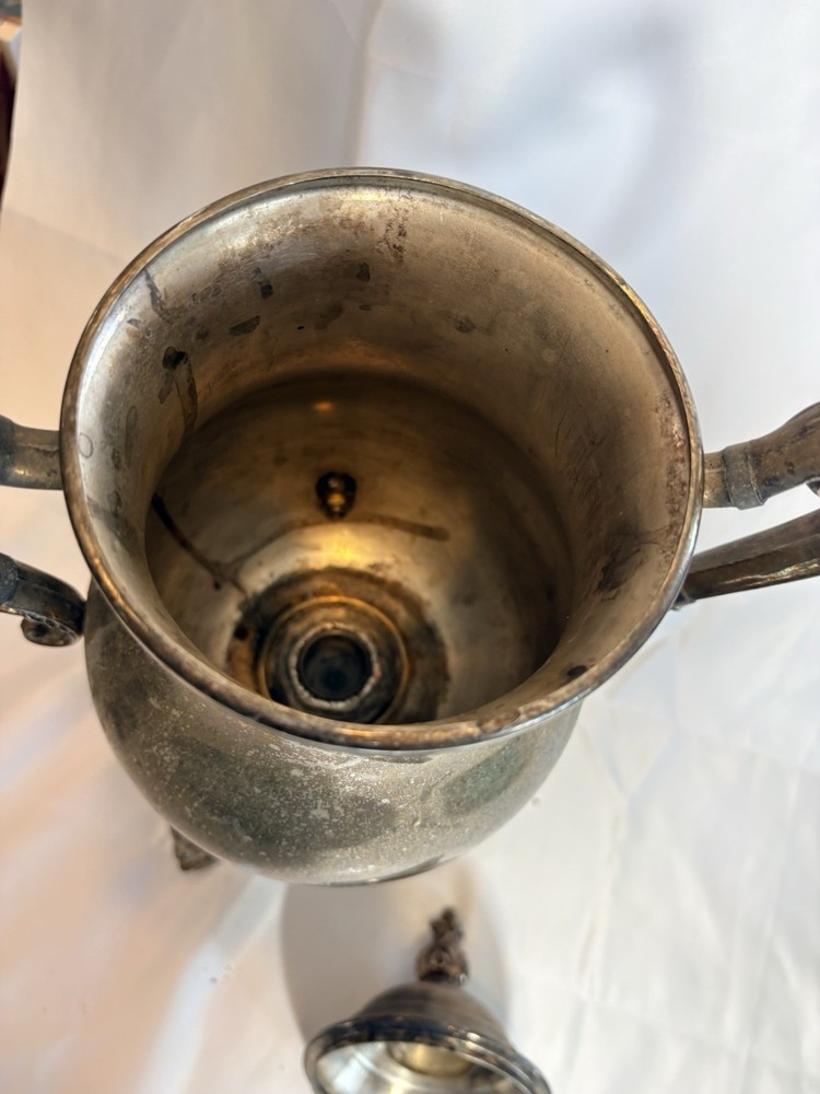 Vintage FB Rogers 5354 Silverplate Electric Coffee Urn Ornate Working