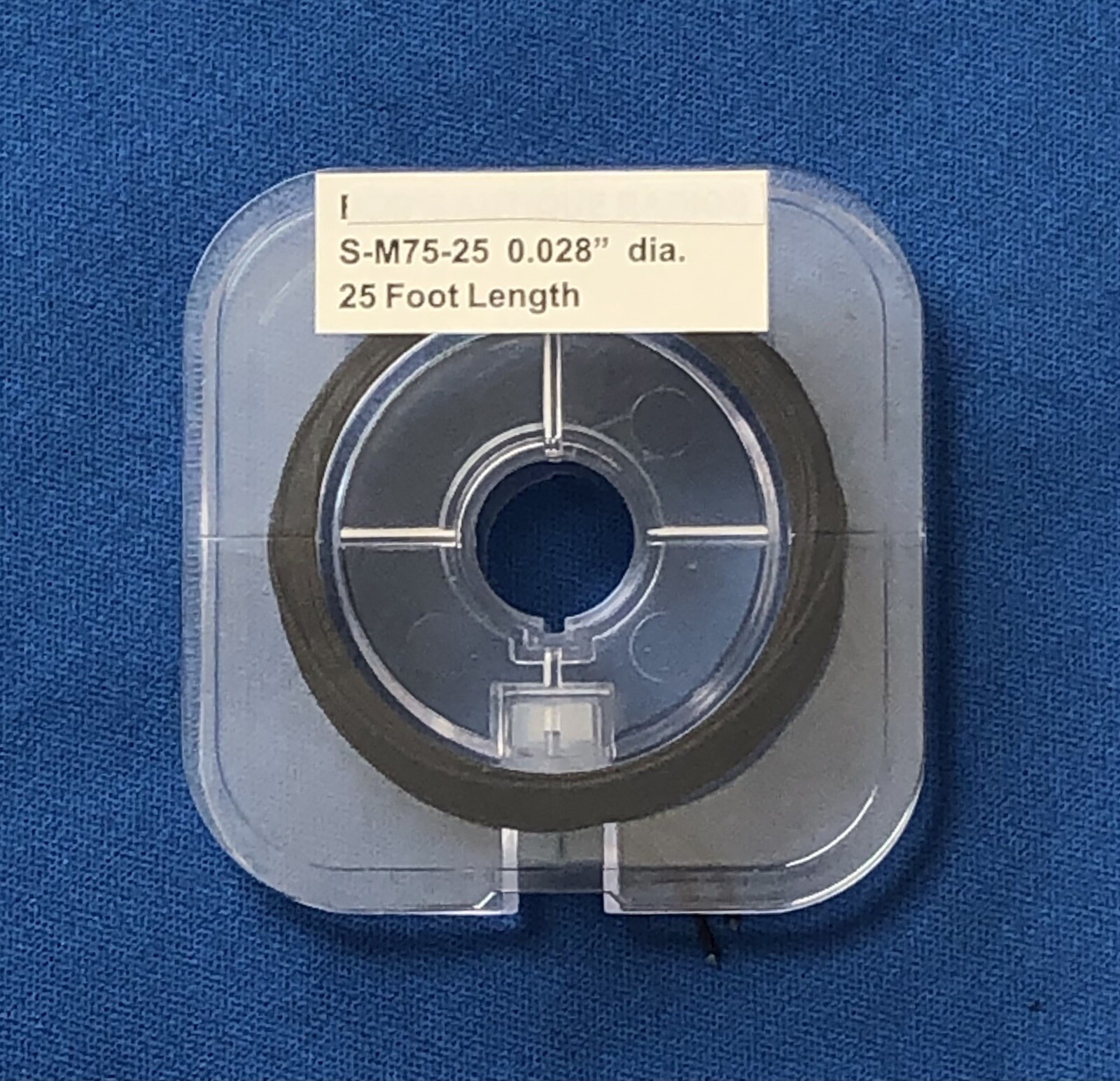 25 feet! Dial Cord String .028" .7mm dia. Black Braided Nylon Tube Radio Tuners