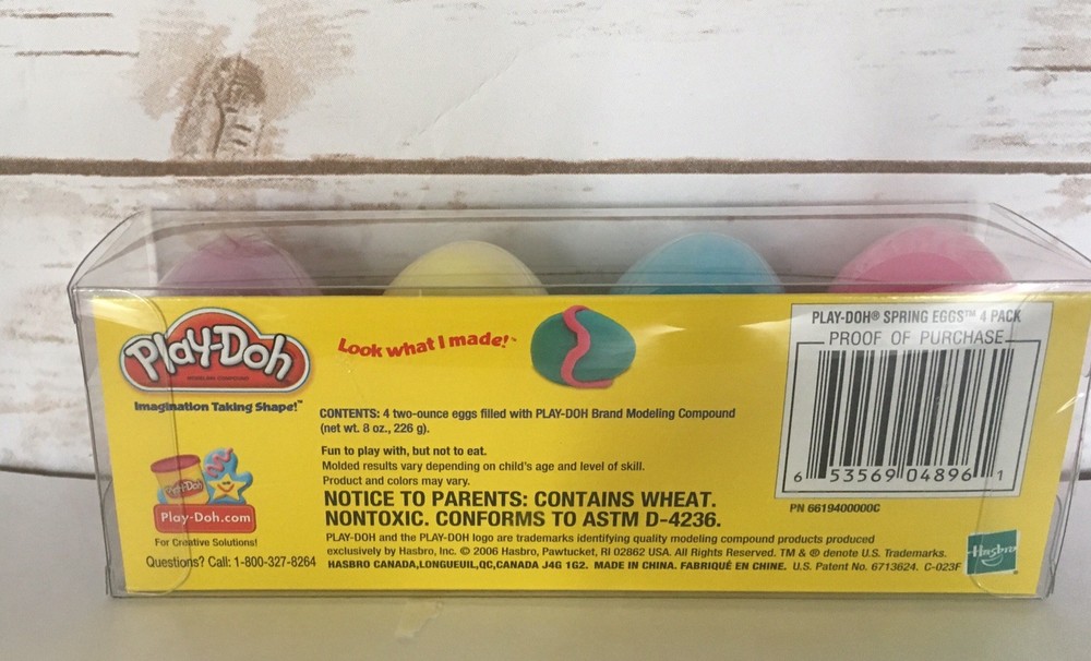 Play-Doh Spring Eggs Easter Eggs 4 pack FREE SHIPPING