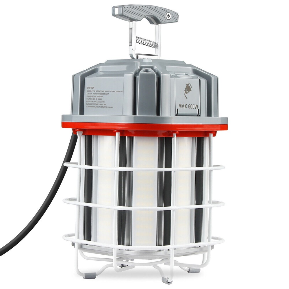 80W Linkable LED Temporary Work Light Workshop Construction Lights 400W Equival