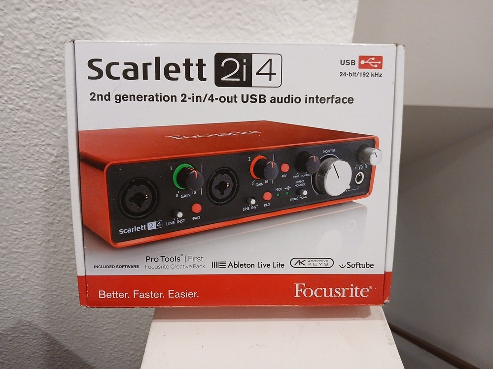 Focusrite AMS-SCARLETT-2I4-2ND-GEN USB 24 Bit Audio Interface