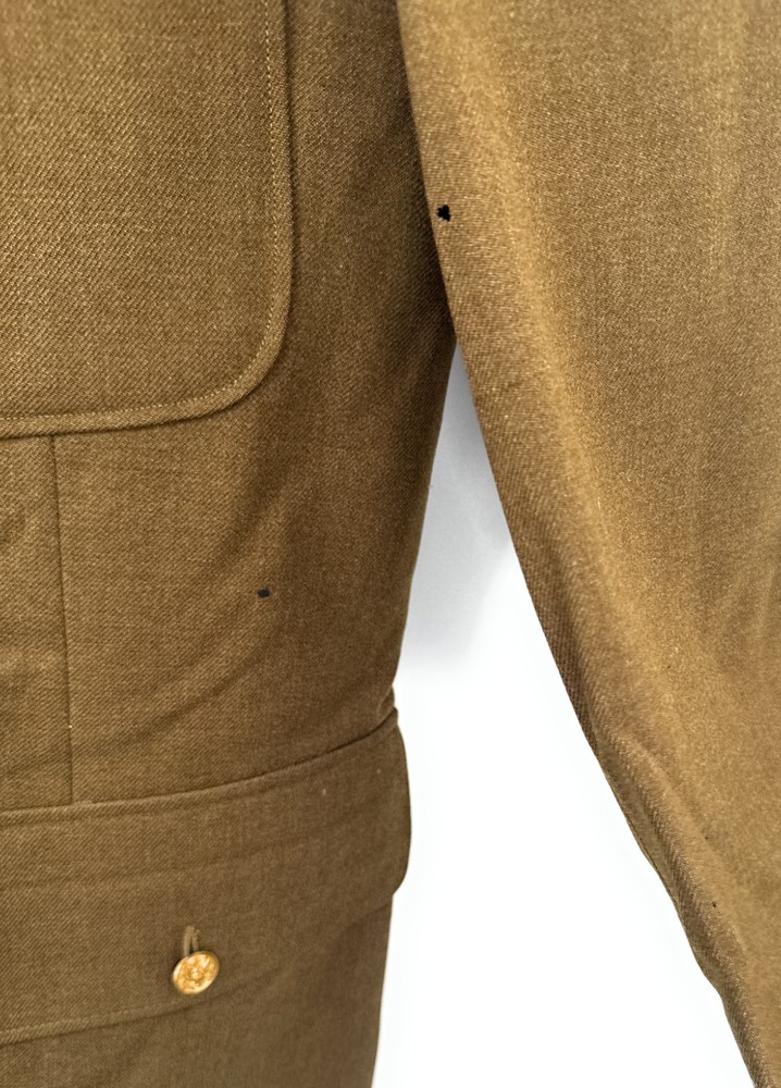 WWII US Army Air Force Coat Jacket Brown Private