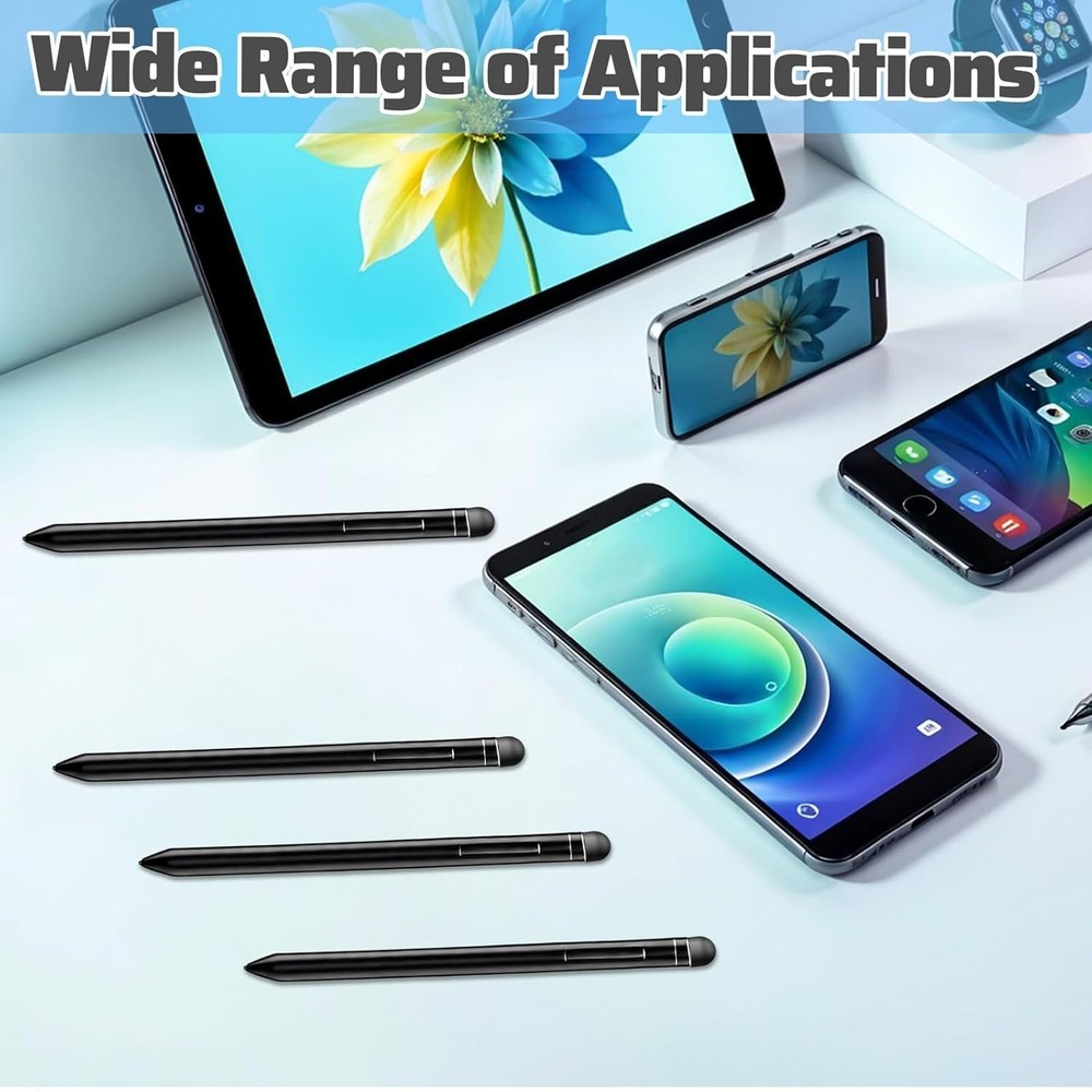 Convenient 30 Pcs Rubber Stylus Tips - Universal Compatibility for Precision Use