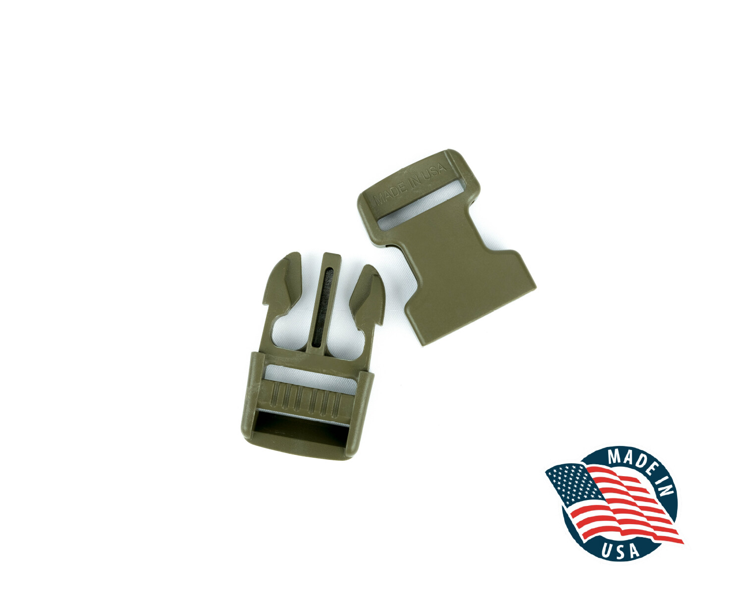 50 set pack X 3/4" Inch Delrin Plastic Side Release Buckle - MADE IN THE USA