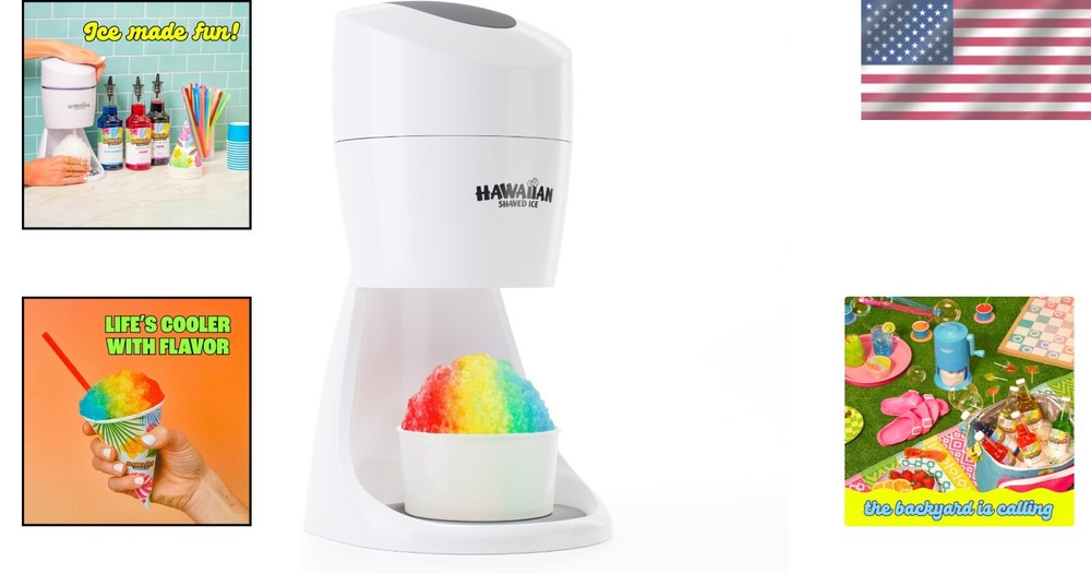 Versatile S900A Snow Cone & Shaved Ice Maker - Create Refreshing Treats Easily