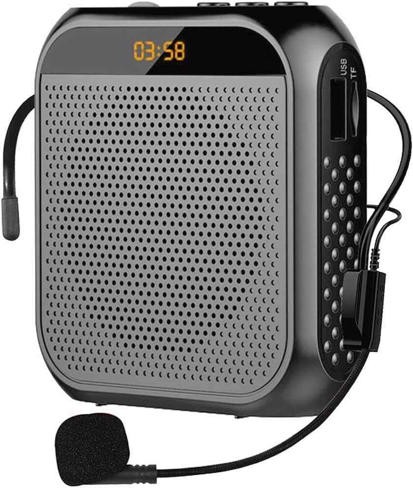 Lightweight Headset Microphone Amplifier - Long Battery Life for Classes & Tours