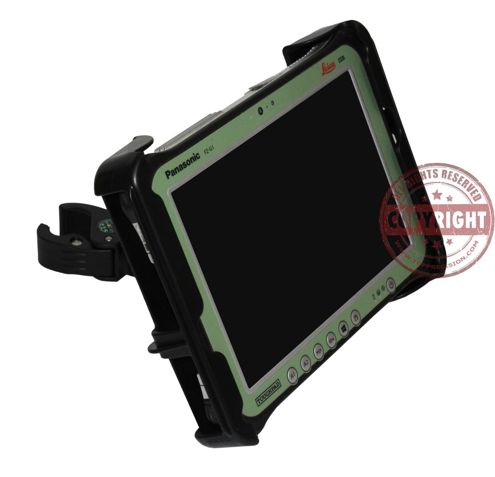 LEICA CS35 CONTROLLER, DATA COLLECTOR, TABLET POLE BRACKET, GPS, ROBOTIC