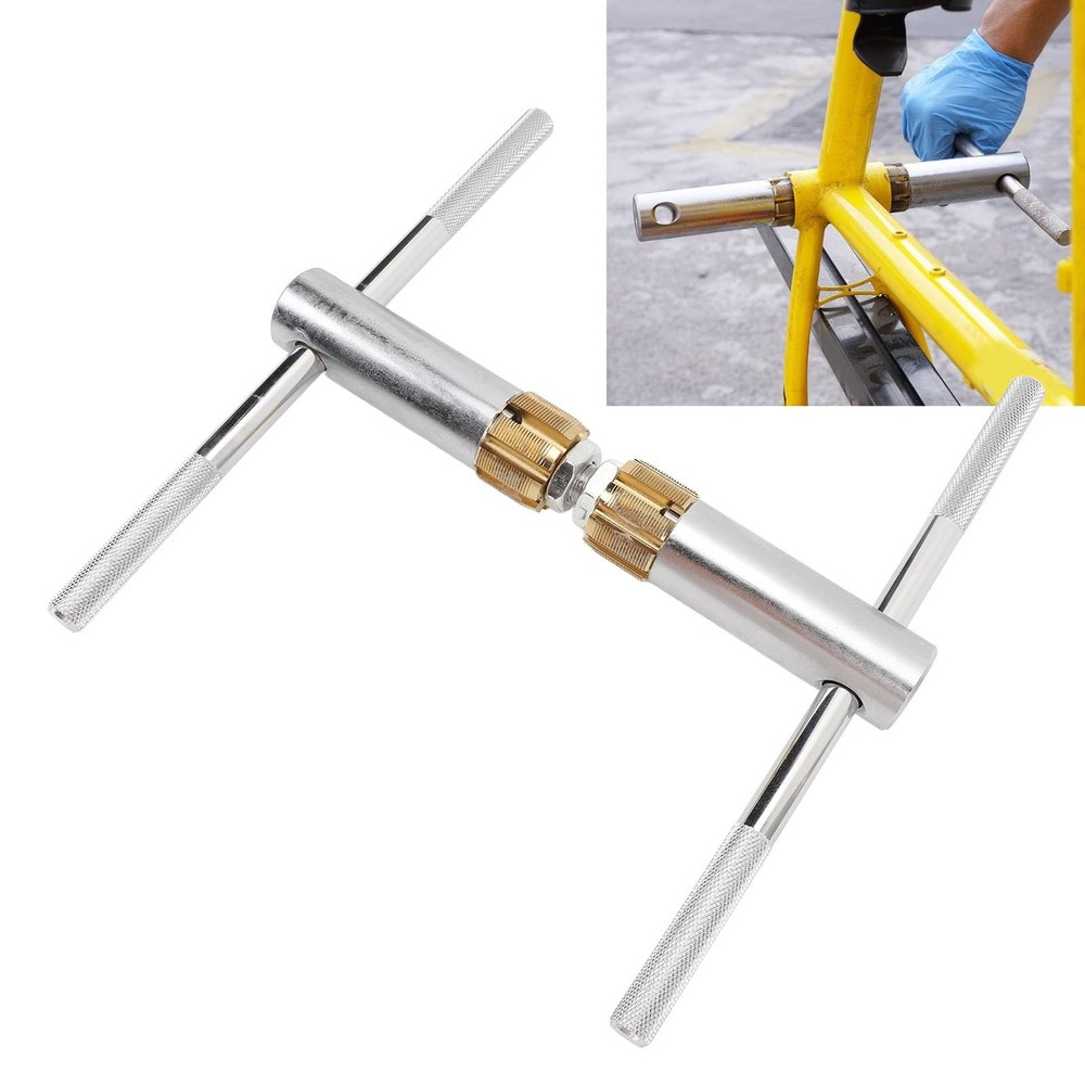 Bottom Bracket Thread Tapping Tool, Professional High Strength Replaceable Ta...