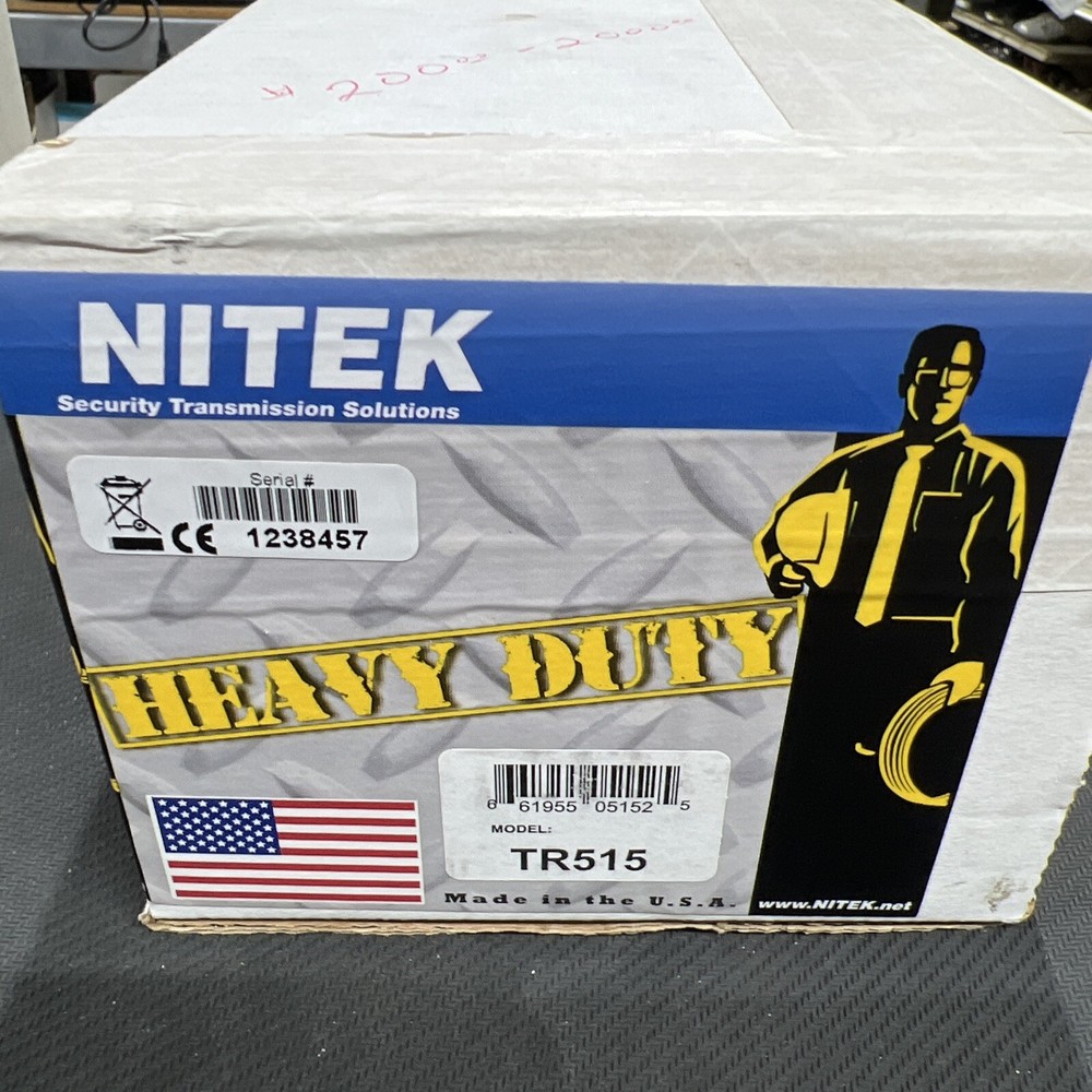 Nitek Model TR515 Active Video Balun Link Receiver New/Sealed