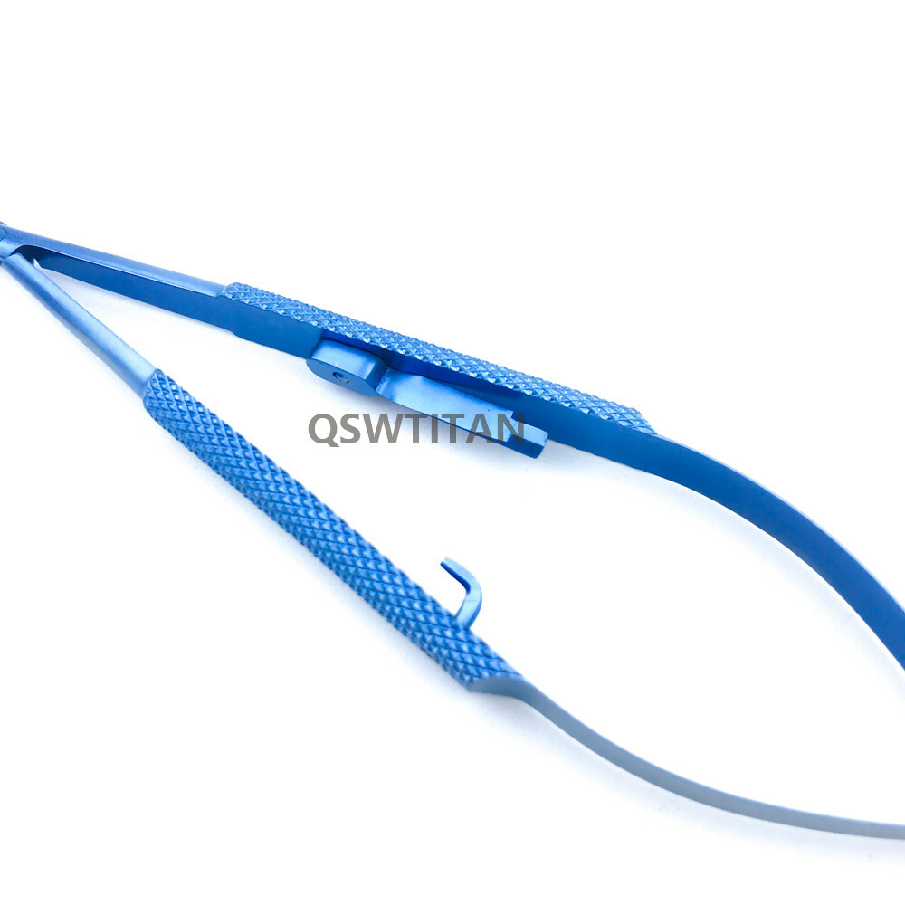 1pcs Titanium Barraquer Needle Holder With lock micro eye surgical instruments