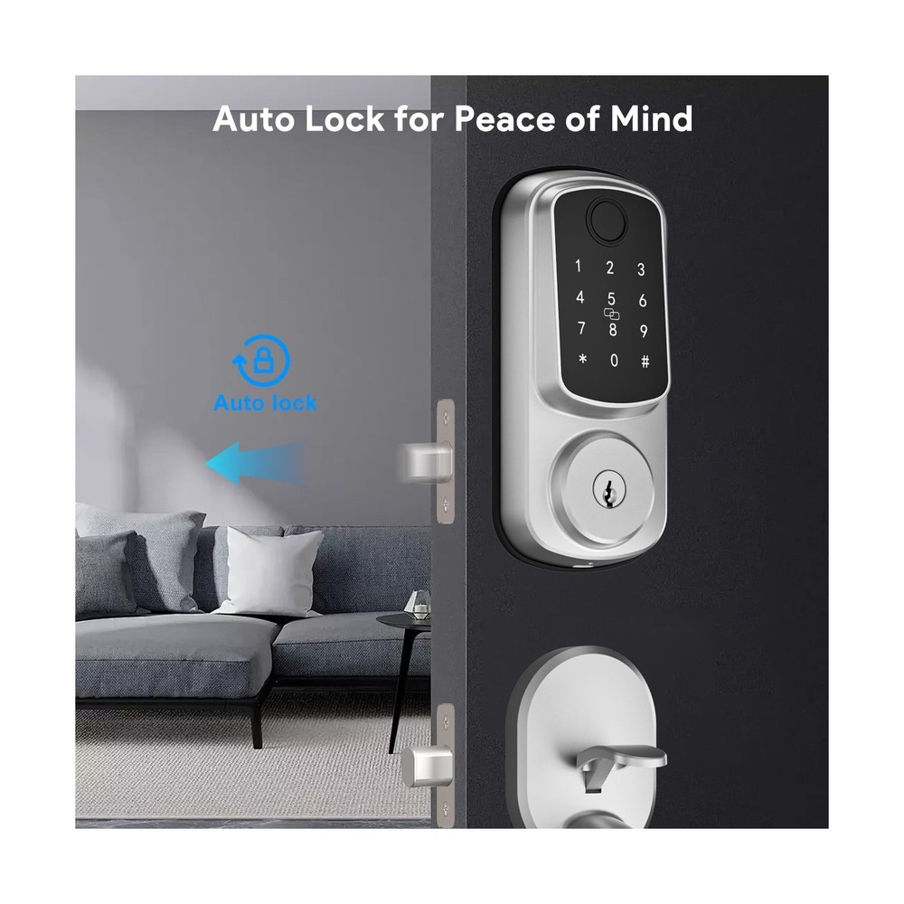 Keyless Entry Door Lock with Handle Set, Keyless Entry Deadbolt wit... Fast Ship