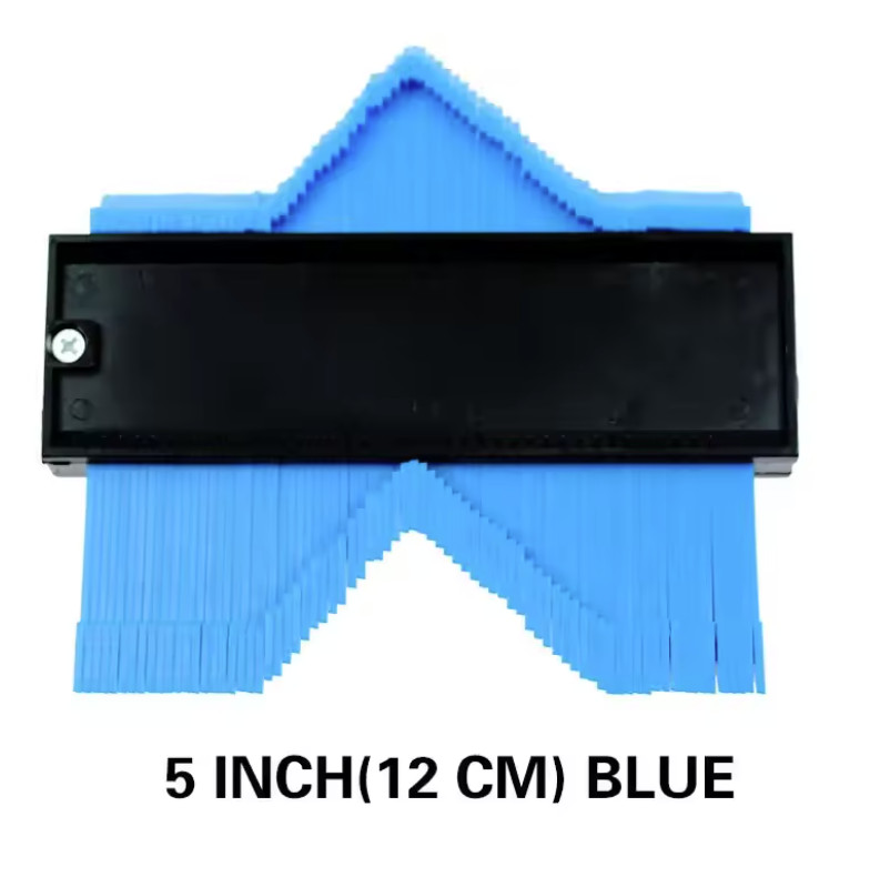 1pc Profile Contour Gauge: Line Copy Ruler Template for Woodworking & Tiling