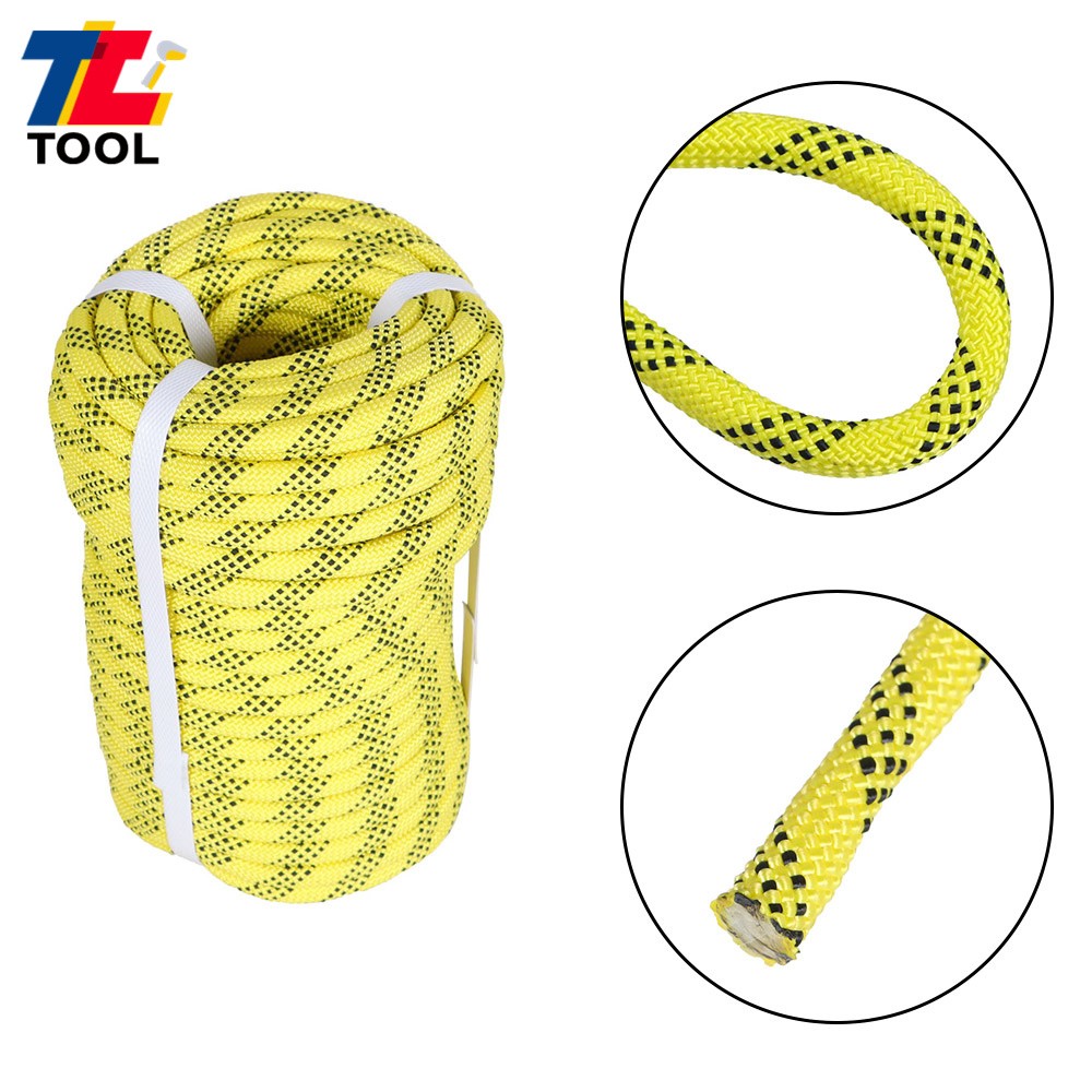 3520Lbs 3/8" × 100' High Strong Braid Polyester Arboristed Tree  Rope