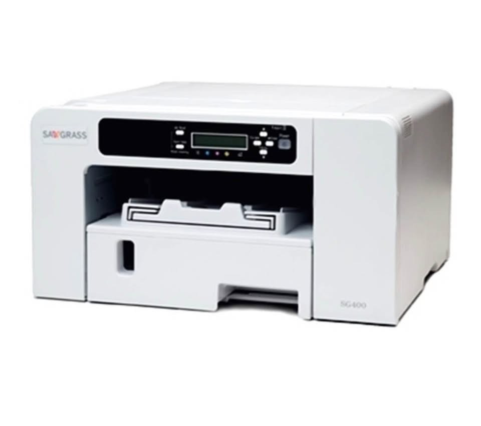 Sawgrass SG400 Sublimation Printer Bundle w/ Extension Tray & 200+ Prints