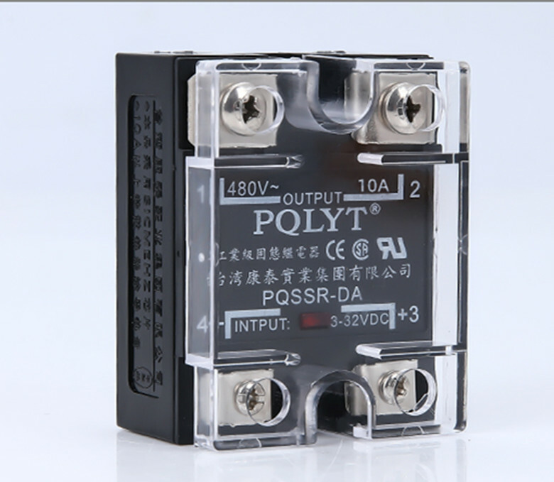 PQSSR-DA 10A single-phase solid state relay SSR-10DA DC control AC 10DA