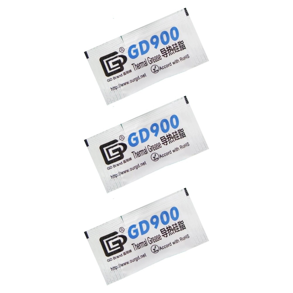 Thermal Paste Grease Heatsink Compound for Computer CPU GPU GD900 3 Soft Packs