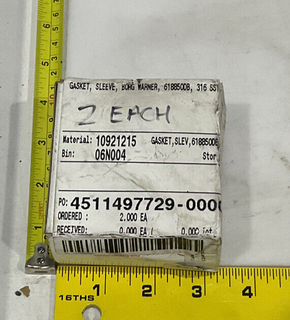 FLOWSERVE BORG WARNER 618850DB GASKET SLEEVE