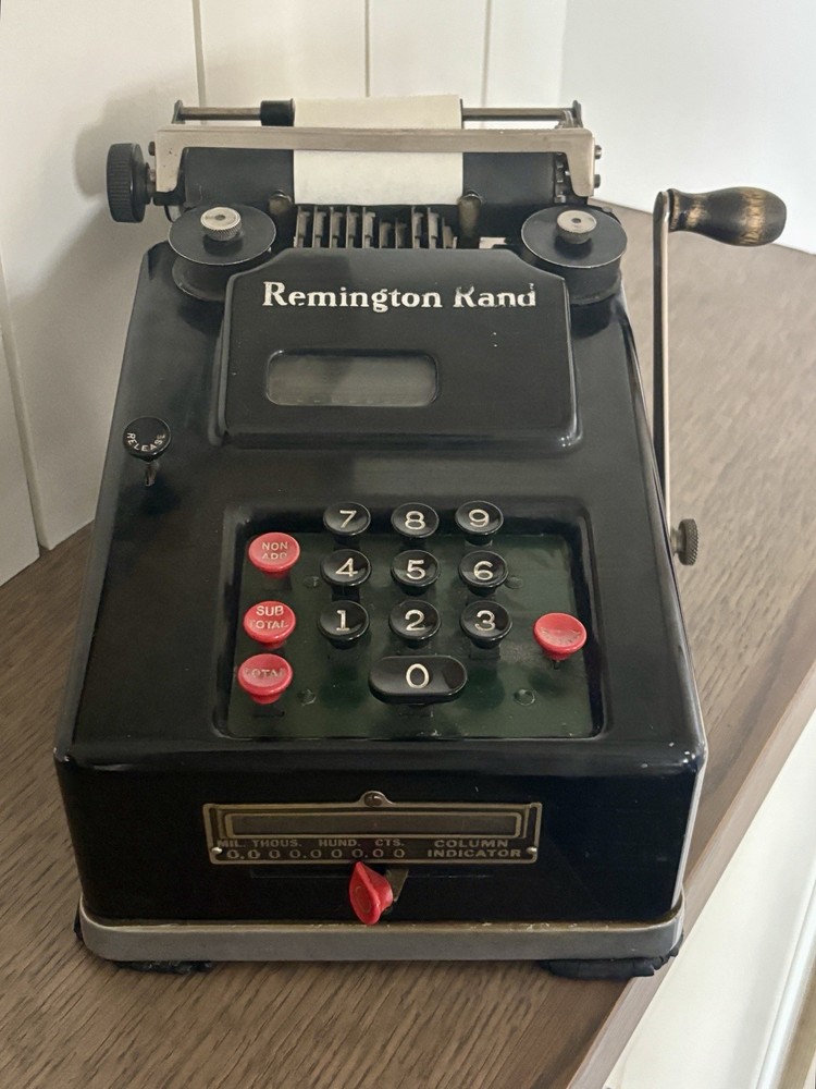 Vintage 1930's Remington Rand Adding Machine