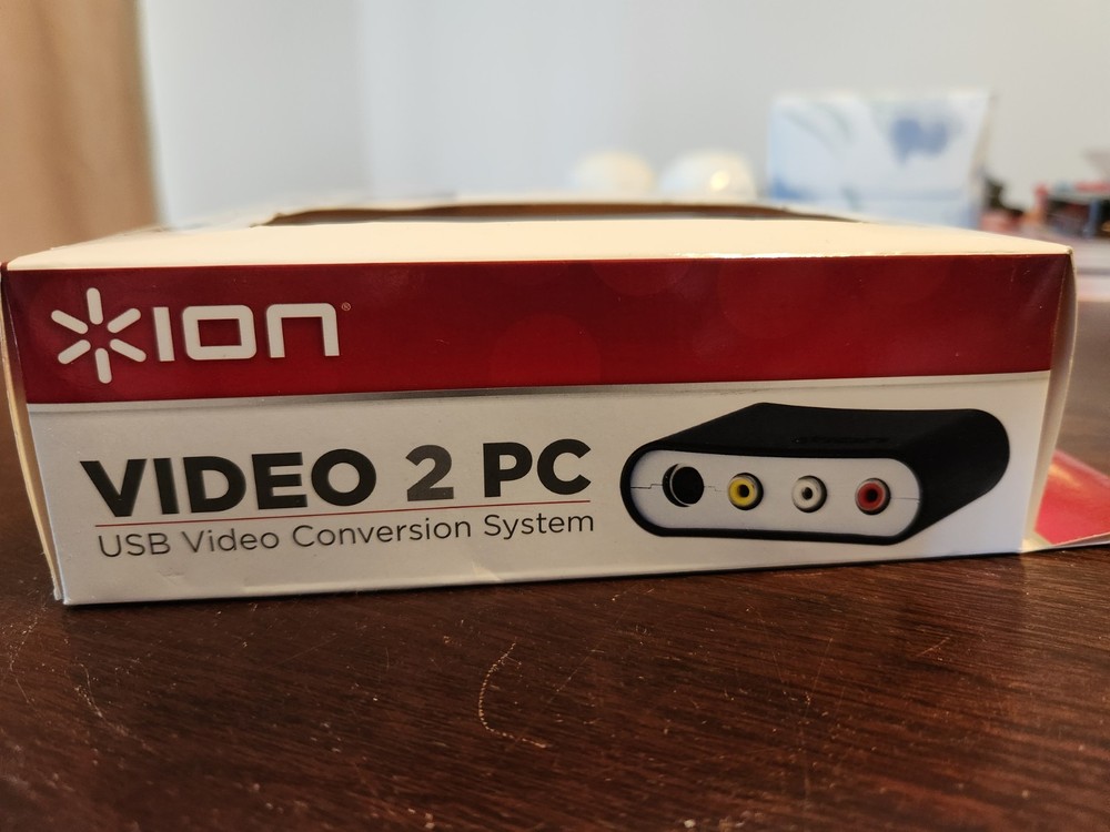 ION Video 2 PC VHS VCR to Comp USB Video Conversion System NIB