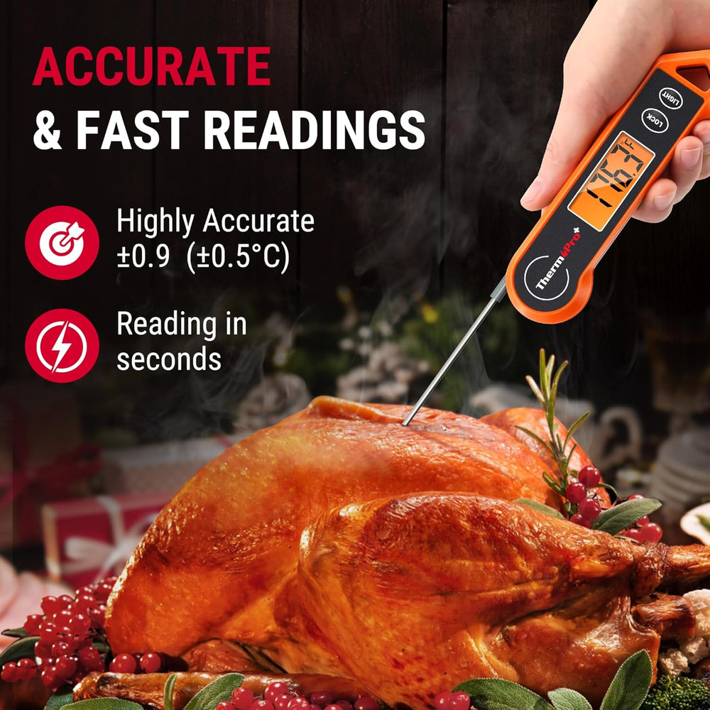 Thermopro TP19H Digital Meat Thermometer with Backlight and Motion Sensor