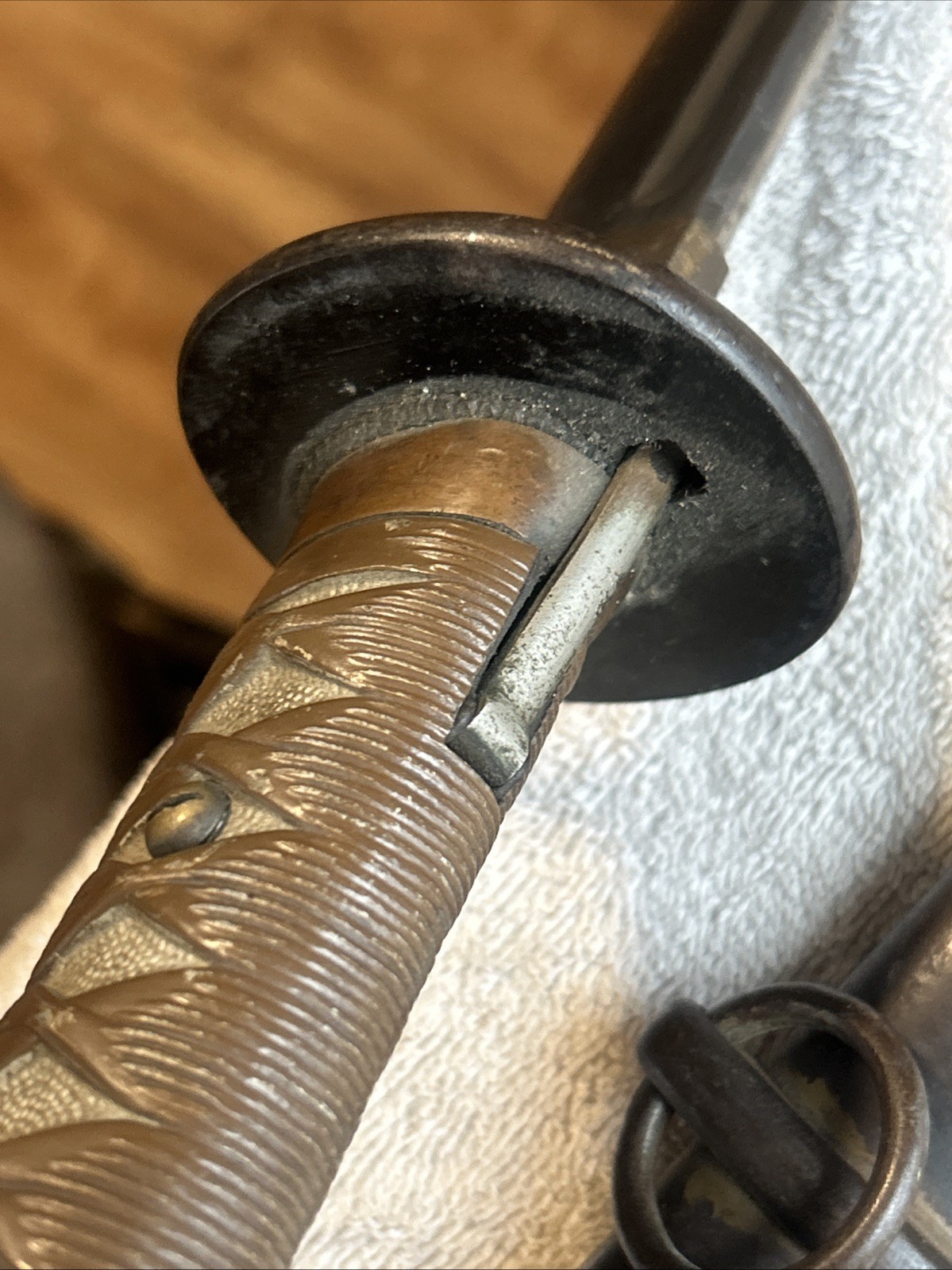 Nice WWII Japanese Shin Gunto Type 95 NCO Sword Free Shipping Tokyo Arsenal Free