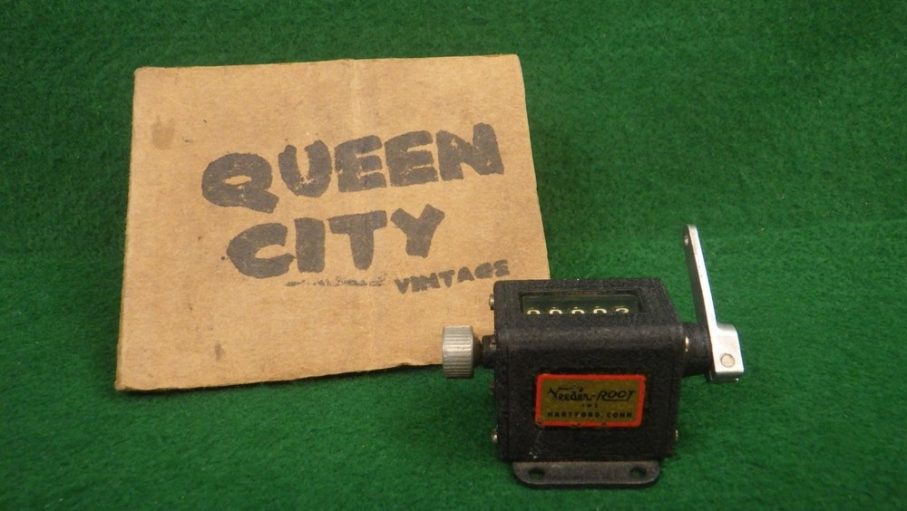 Vintage Veeder Root Surface Mount 5 Digit Mechanical Counter EC 1950s?