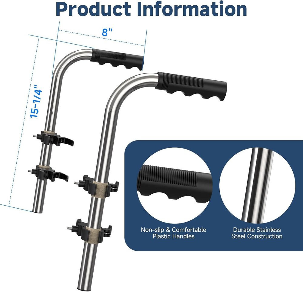 Wheelchair Handle Extenders - Stroller Extender Extension, Universal...