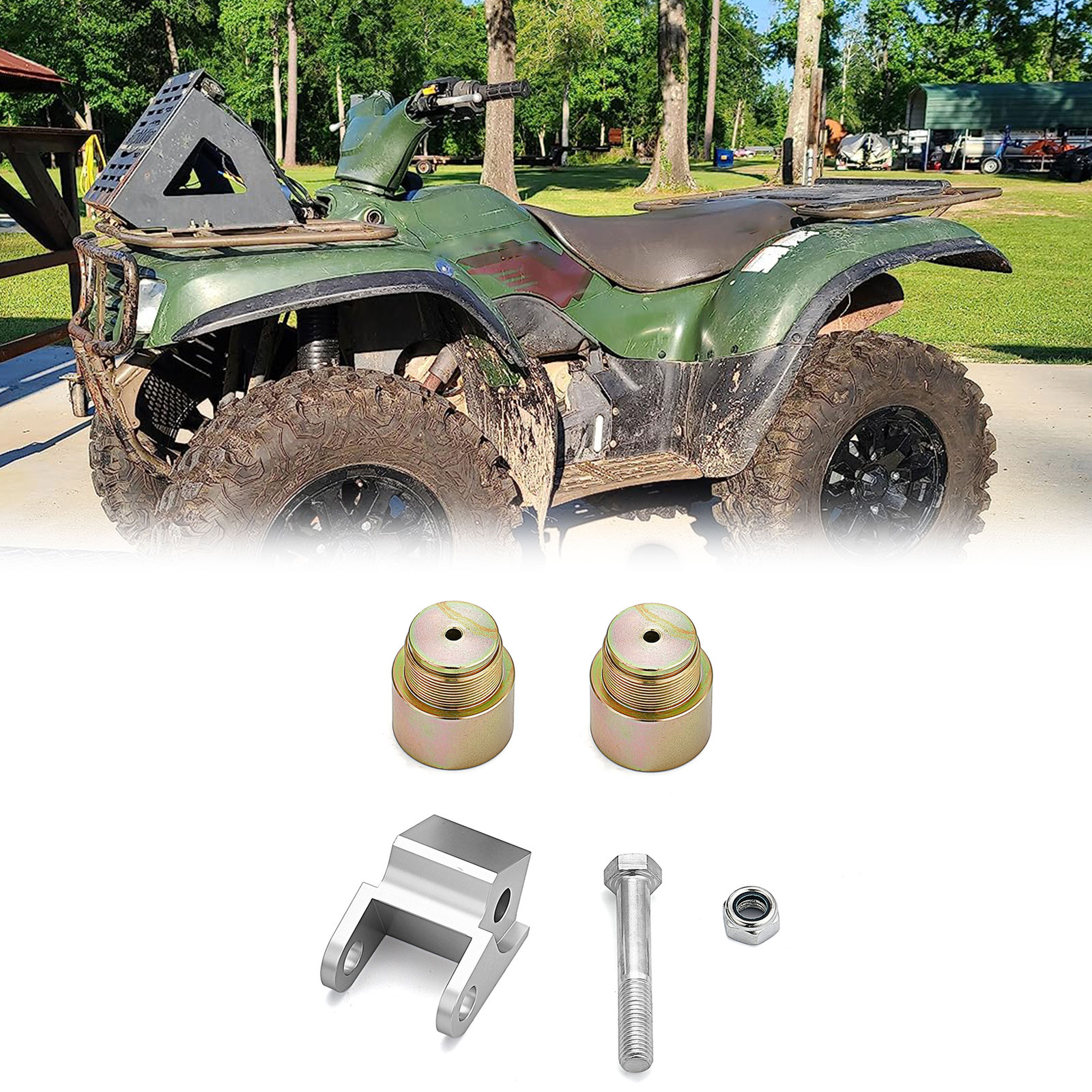 For 2002-2011 Kawasaki Prairie 360/650/700 Aluminum 2" Full Lift Kit