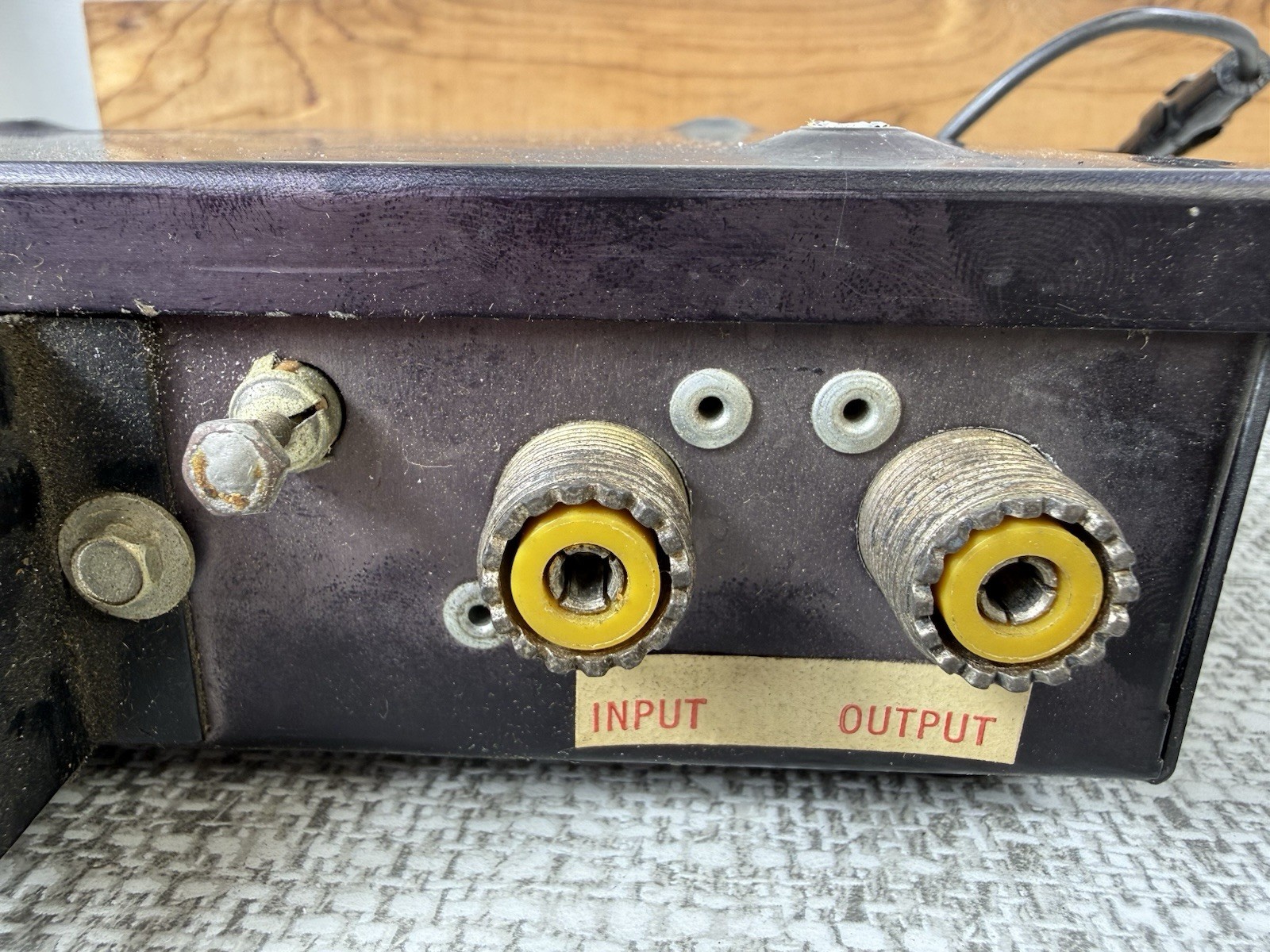 Vintage CB Amplifier WAWASEE ELECTRONICS BLACK CAT JB-75A UNTESTED Original Box