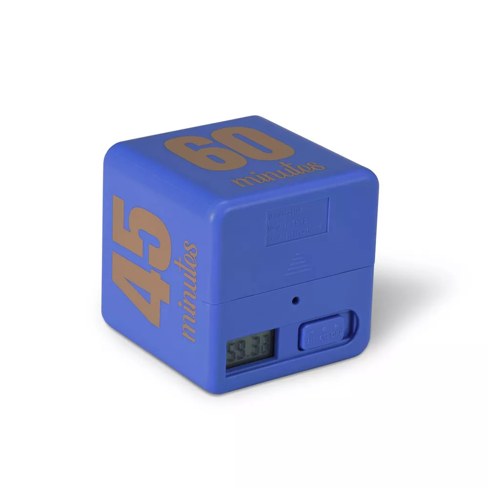 Productivity Cube Timer, Blue