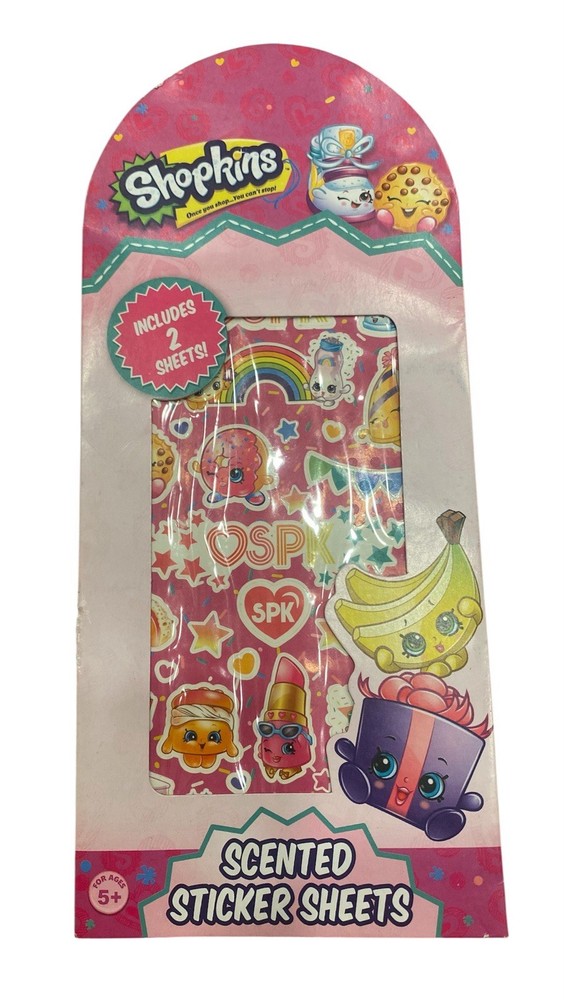 Shopkins Scented Sticker sheets