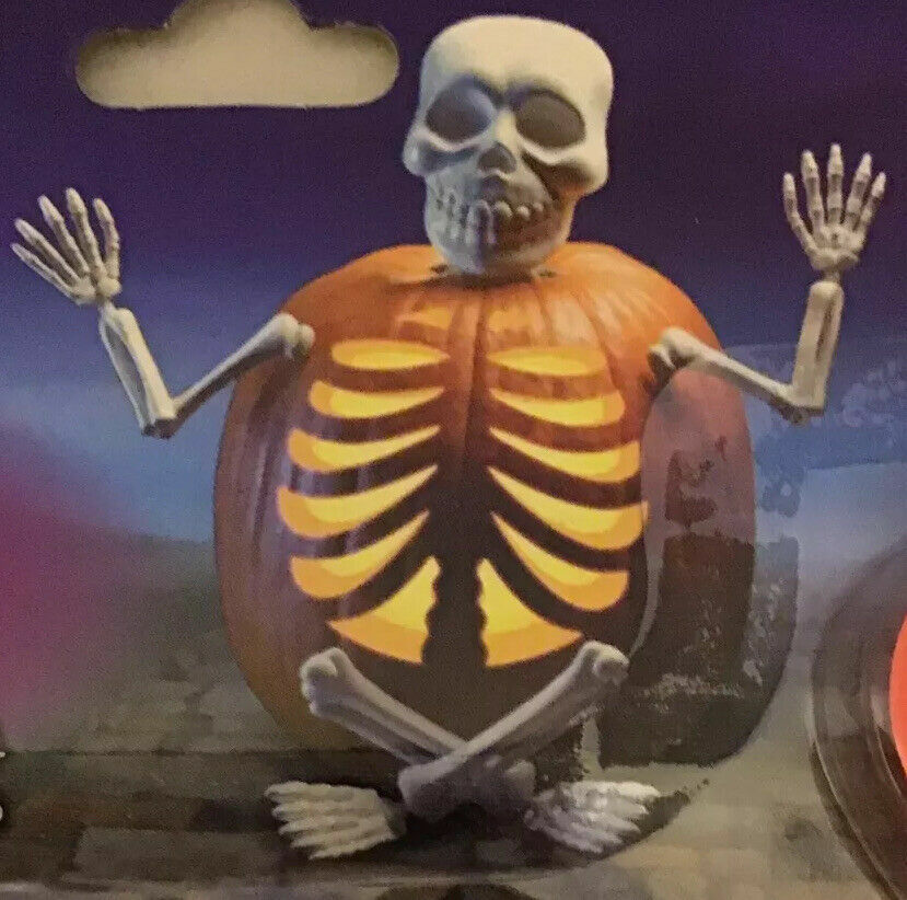Skeleton Pumpkin Masters Funny Bones Rib Cage Pattern 9 Pc Halloween Carving Kit