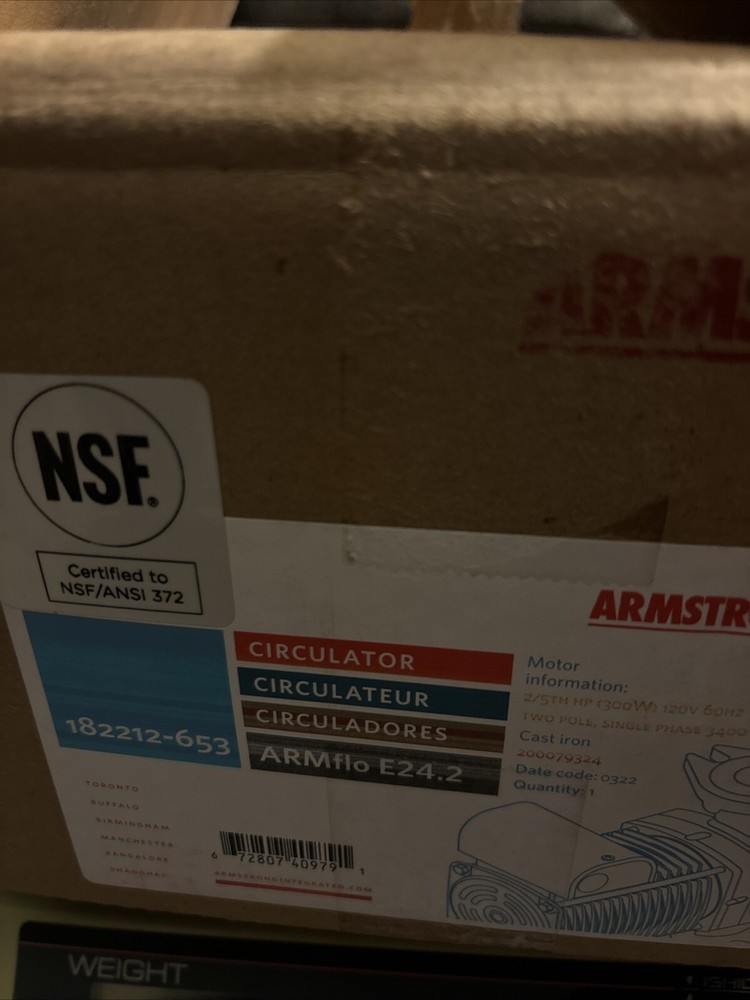Armstrong 182212-653 Circulation Pump