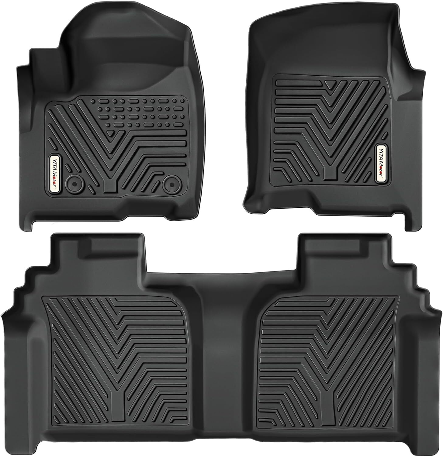 Floor Mats for 2019-2023 Chevy Silverado GMC Sierra 1500 2500HD 3500HD Crew Cab