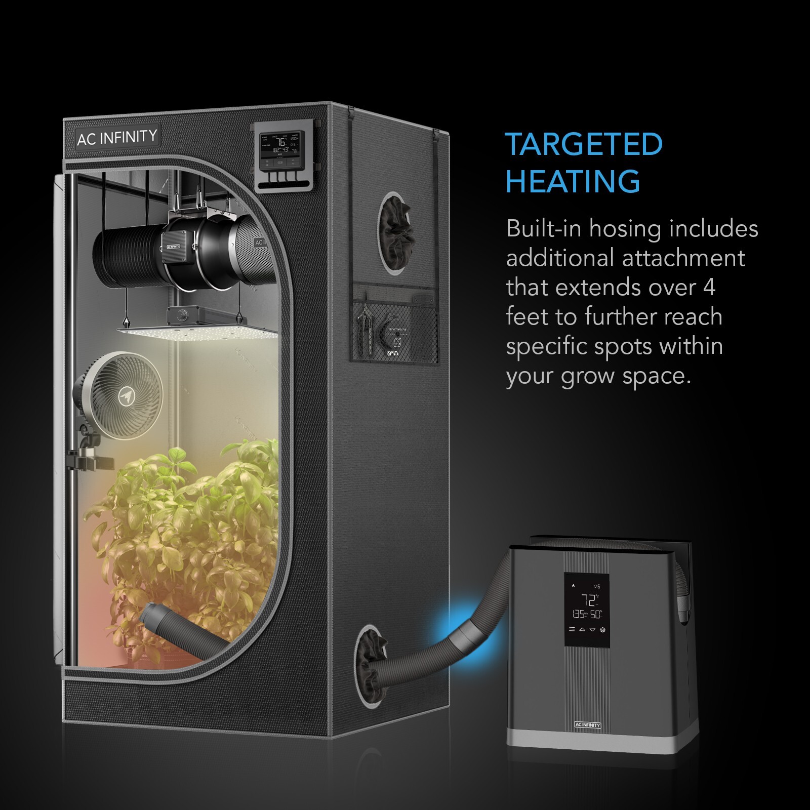 THERMOFORGE T3, Environmental Plant Heater, Smart Controls, True 10 Heat Levels