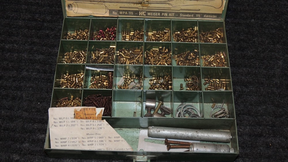 Pin Assortment for Weiser Standard .115" Diameter Locksmith