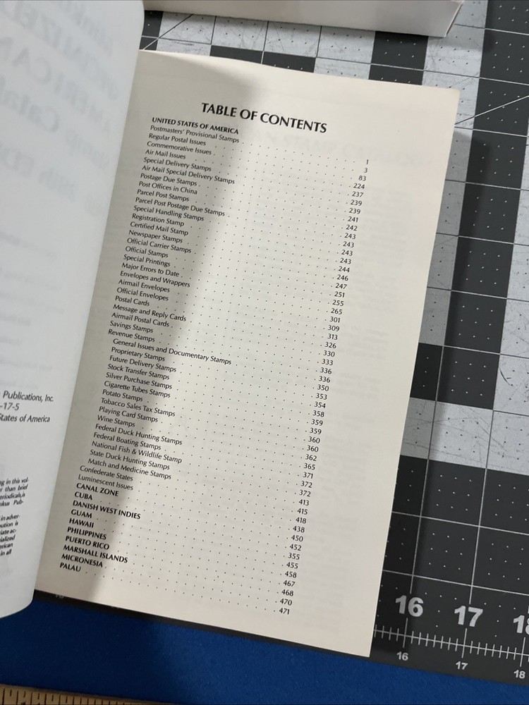 Minkus 1988 Specialized American Stamp Catalogue 28th Edition