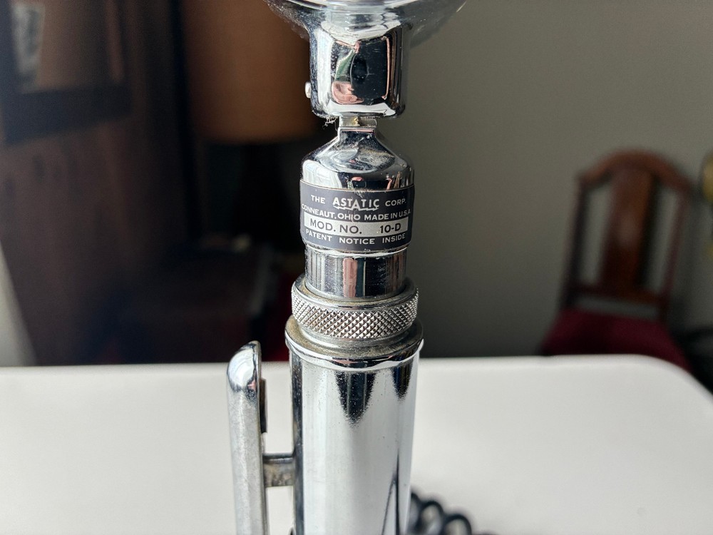 Astatic 10-D Microphone on T-UG8 stand