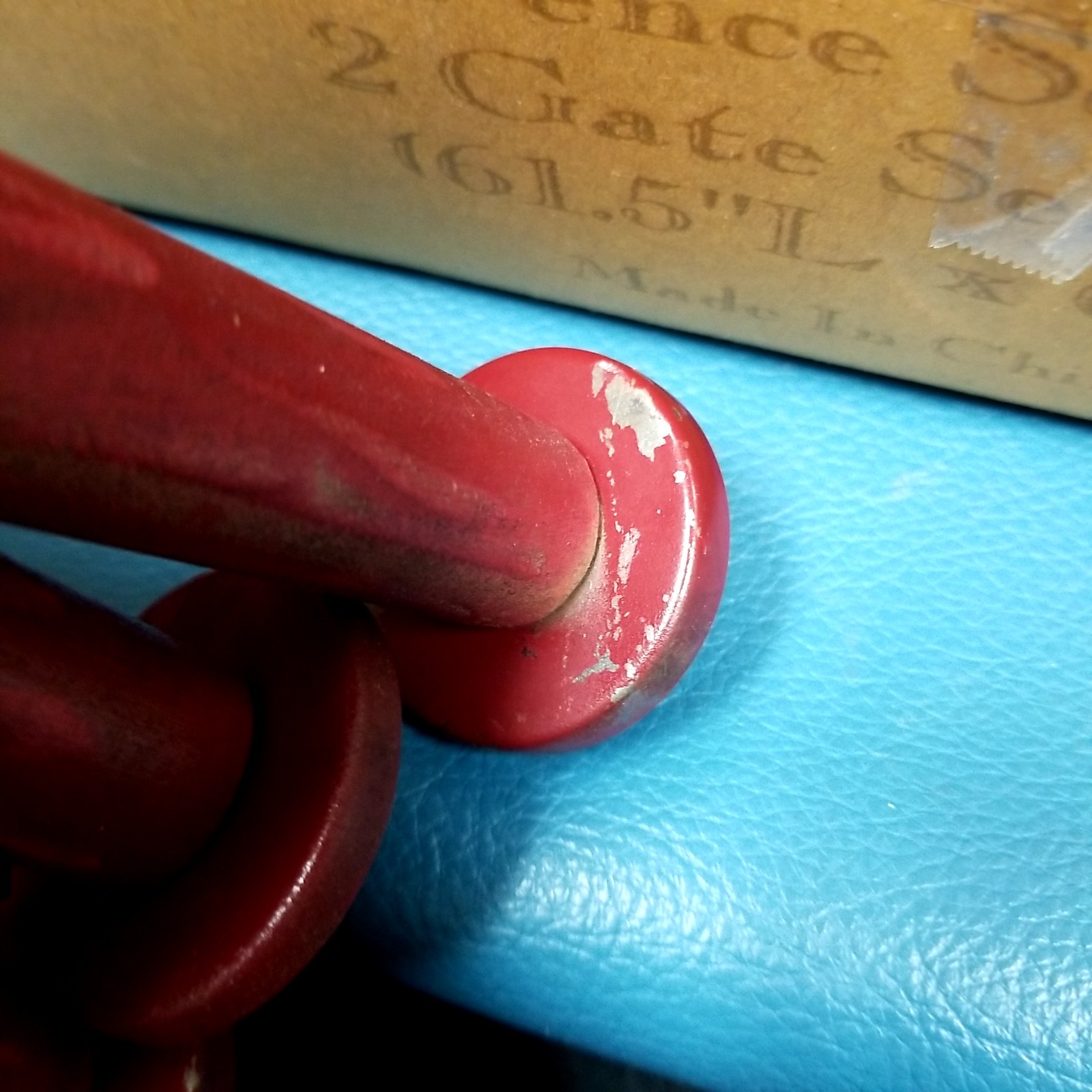 GUC Ragon House Metal Wood Mini Fence Rustic Christmas Decor Set