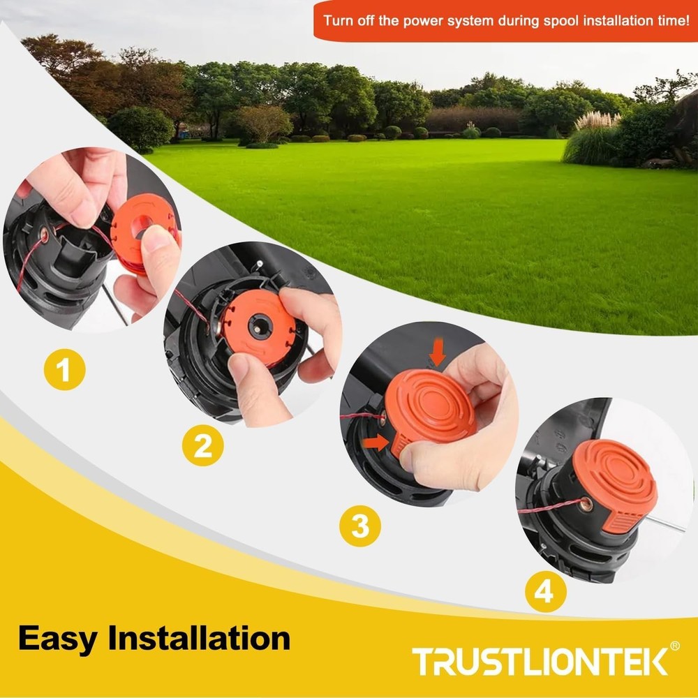20 Pcs WA0010 Trimmer line spools, Compatible with Worx String Trimmer. 10ft ...