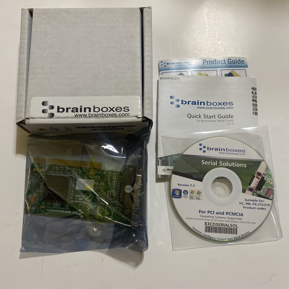 Brainboxes Universal PCI UC-157 Low Profile Parallel Port Printer PCI Card