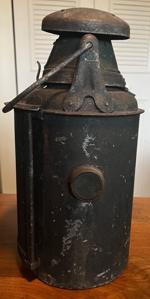 Vintage Railroad Slide Door Lantern WP