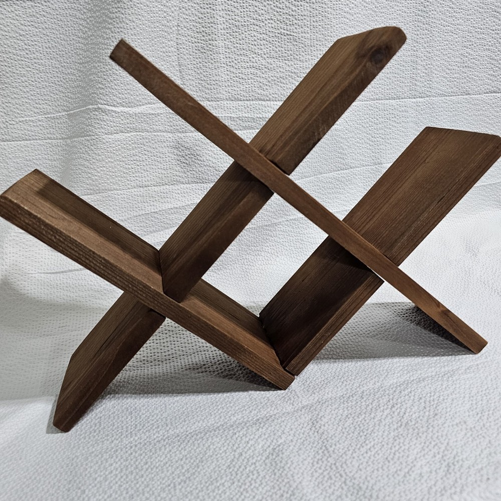 Wine Rack With Coasters Real Wood Rustic Design New