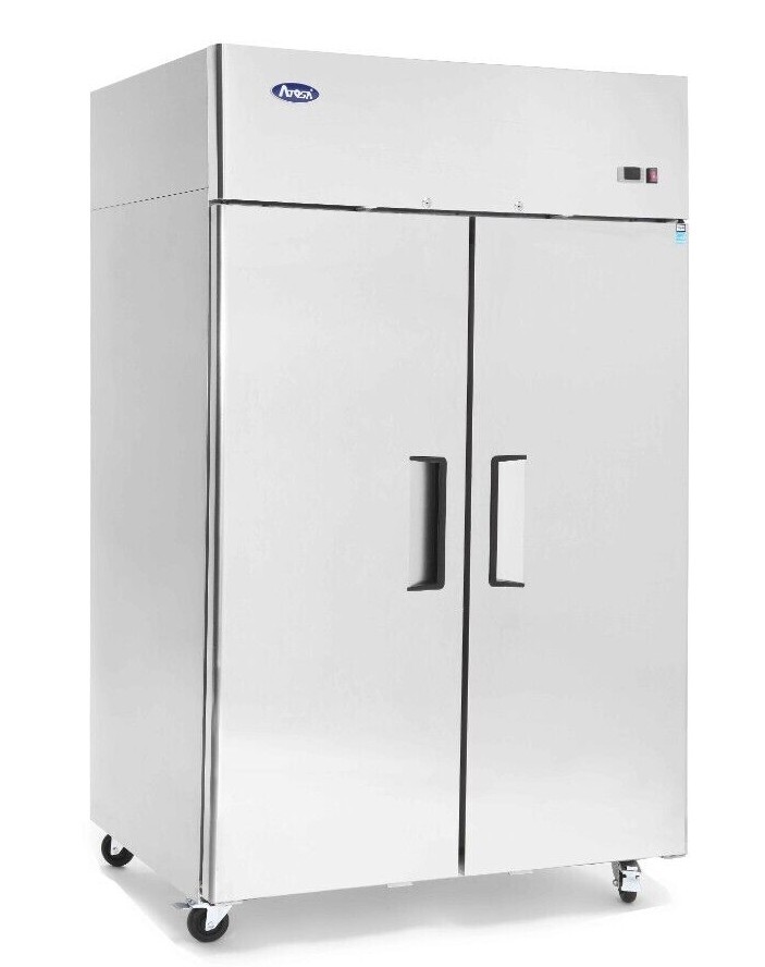 ATOSA MBF8005GR 52" Two Solid Door Reach-In Refrigerator
