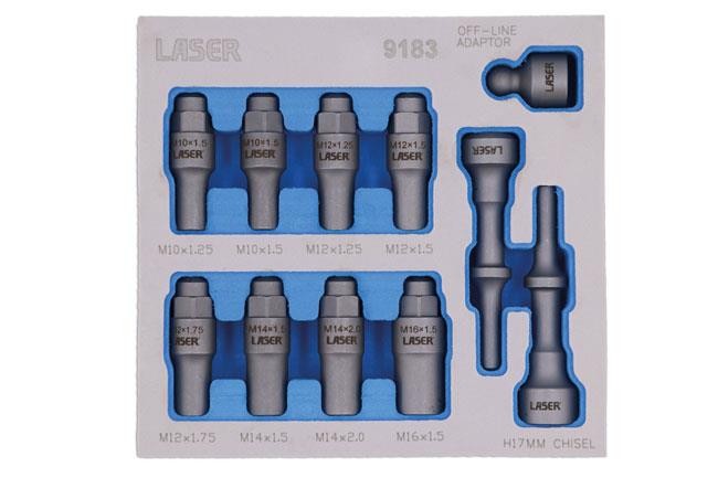 Laser Tools 9183 Ball Joint Separator - Pneumatic Impact Set 11pc